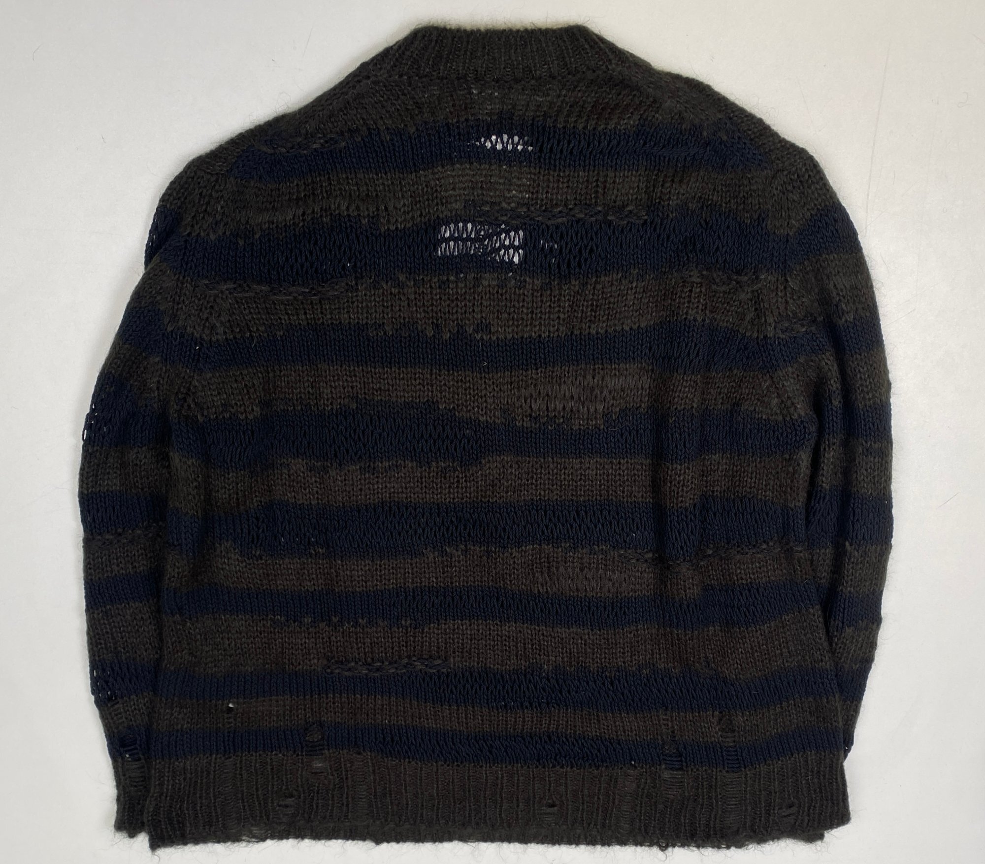 Acne Studios Distressed Striped Knit Sweater photo 2