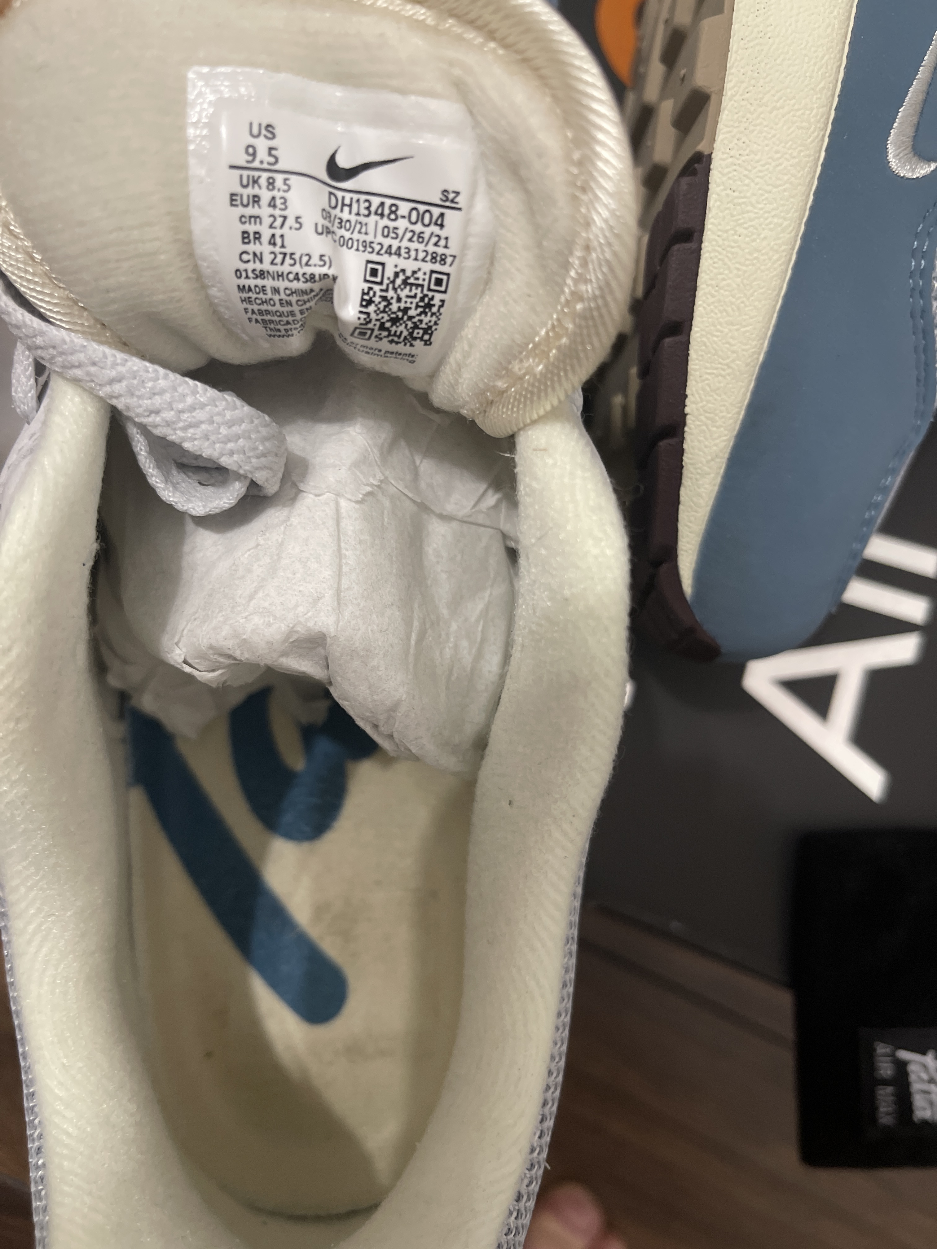 Nike x Patta Air Max 1 Waves 'Noise Aqua' (2021) (With Bracelet) photo 6