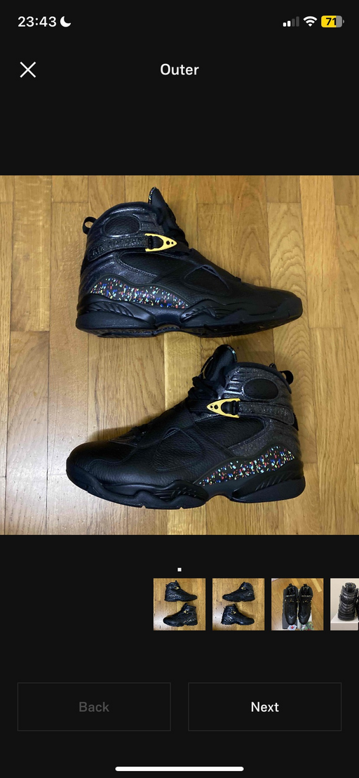 Air Jordan 8 Retro 'Confetti Champion Chip' (2016)
