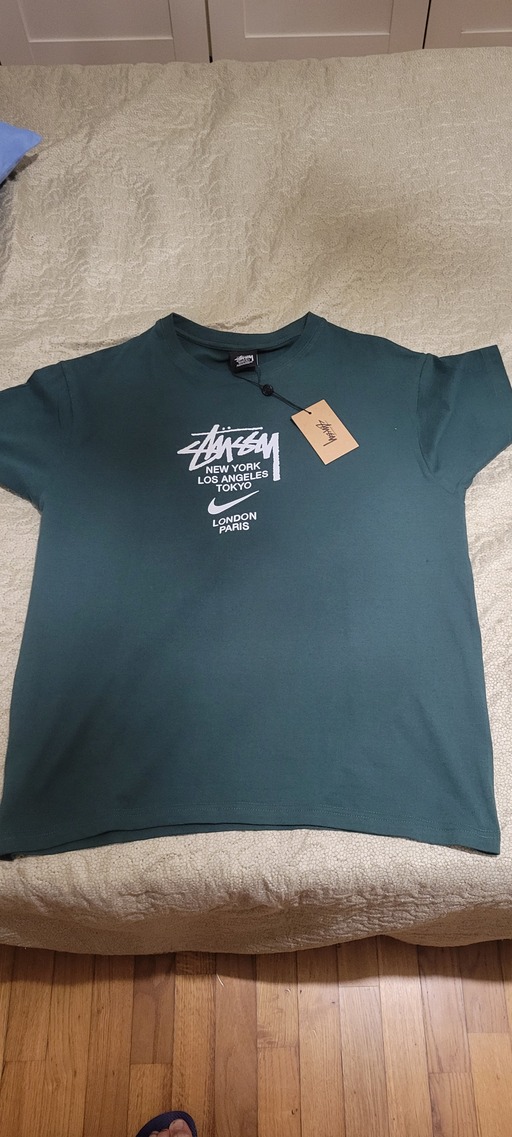 Nike x Stussy International T-Shirt Green (FW20)