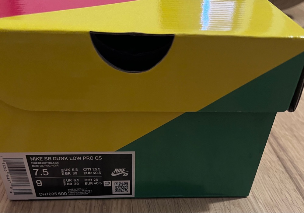 Nike x Parra SB Dunk Low 'Abstract Art' (2021) photo 7
