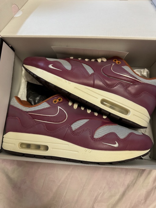 Nike x Patta Air Max 1 Waves Rush 'Maroon' (2021)