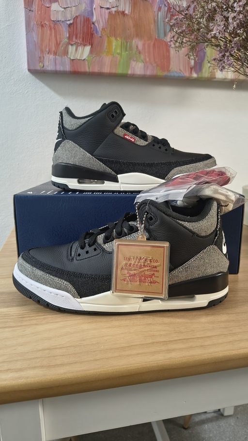 Air Jordan 3 x Levi's 3 SP 'Black and White' (2026)