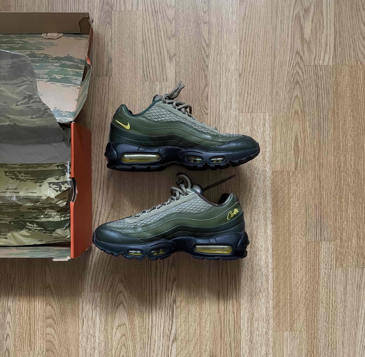 Nike x Corteiz Air Max 95 Olive (2023) photo 2