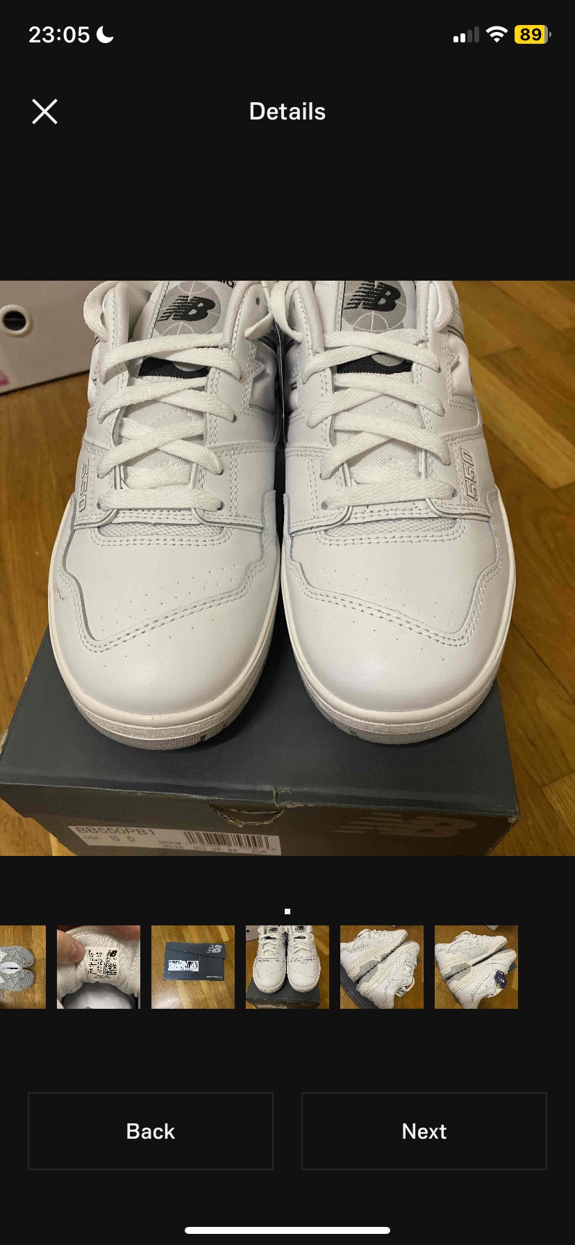 New Balance 550 White (2021) photo 8