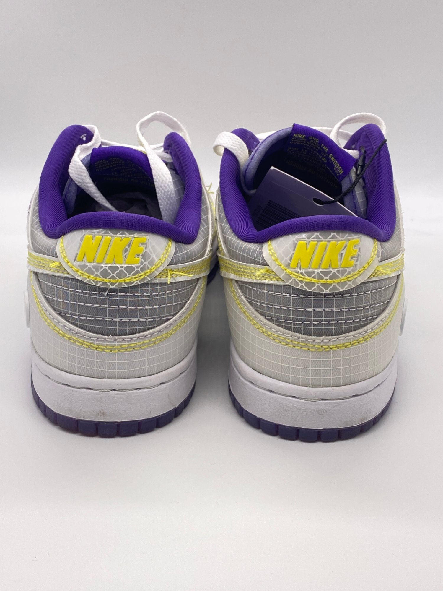 Nike x Union LA Dunk Low Purple Yellow (2022) photo 4