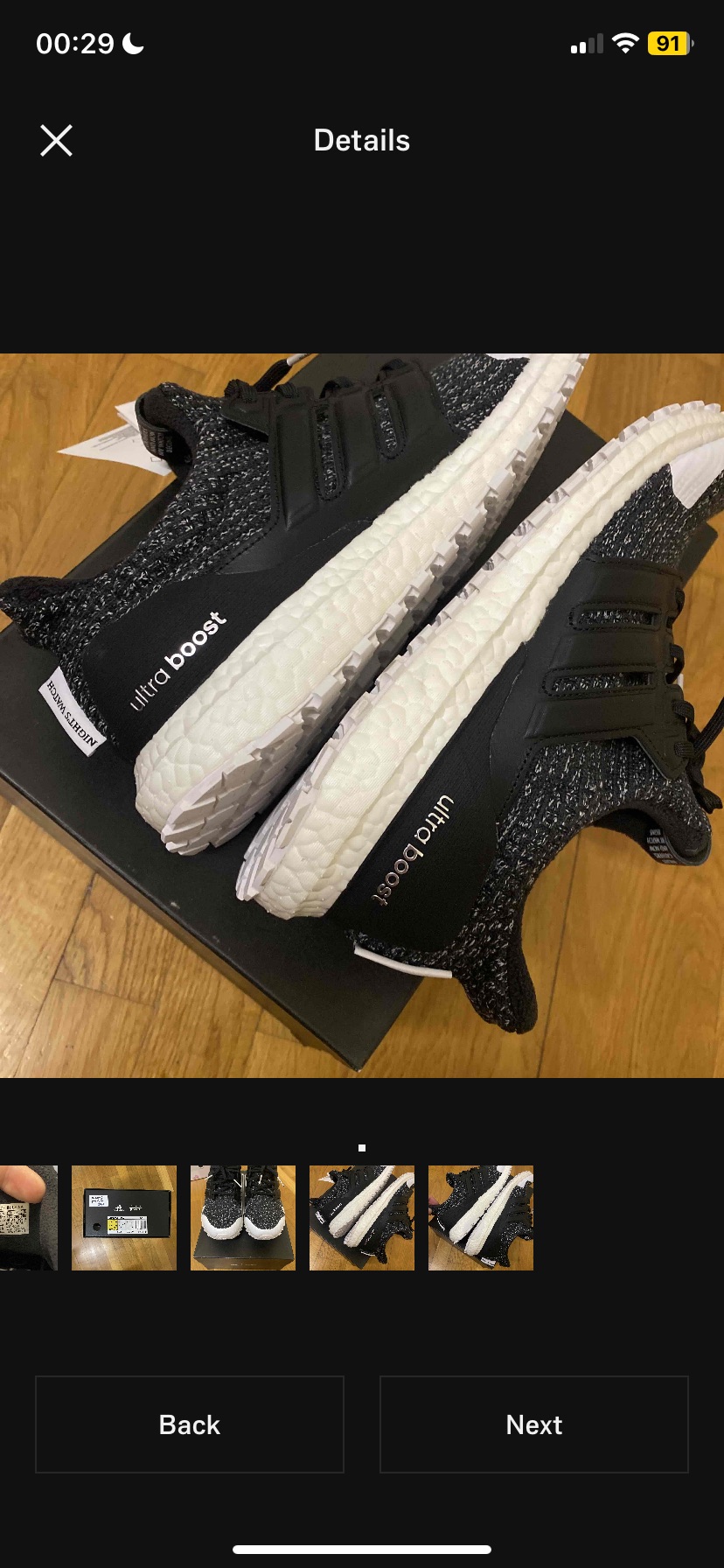 Adidas Game of Thrones Ultra Boost GoT 'Night’s Watch' (2019) photo 10