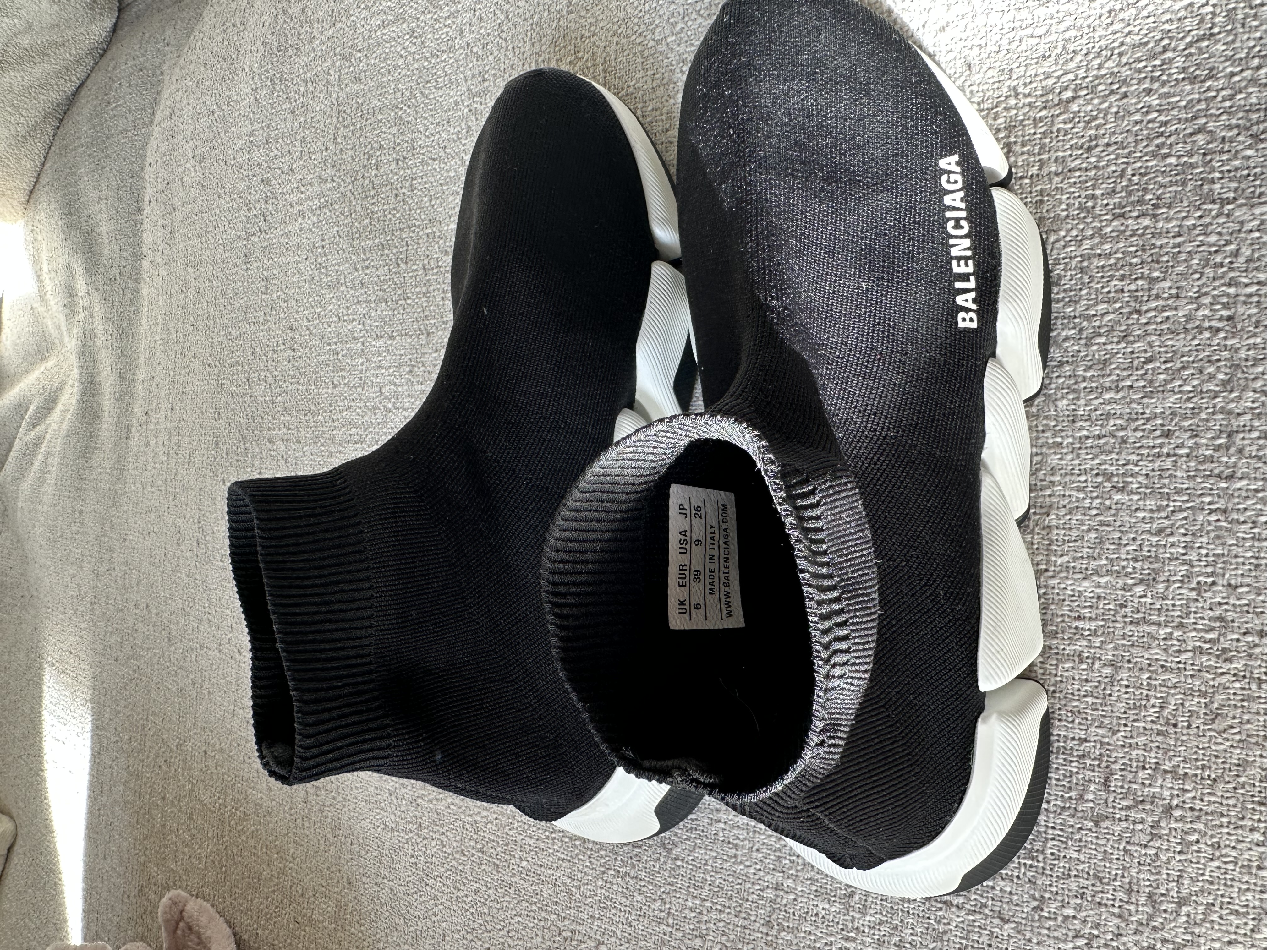 Balenciaga Speed 2 'Black White' photo 7