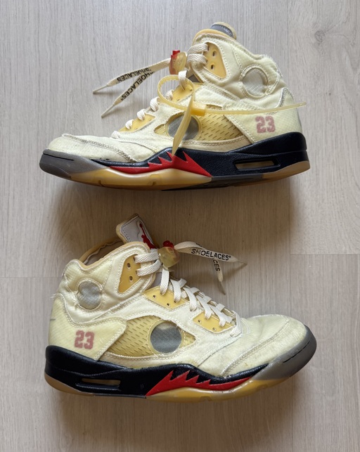 Air Jordan 5 Retro Off-White 'Sail' (2020)