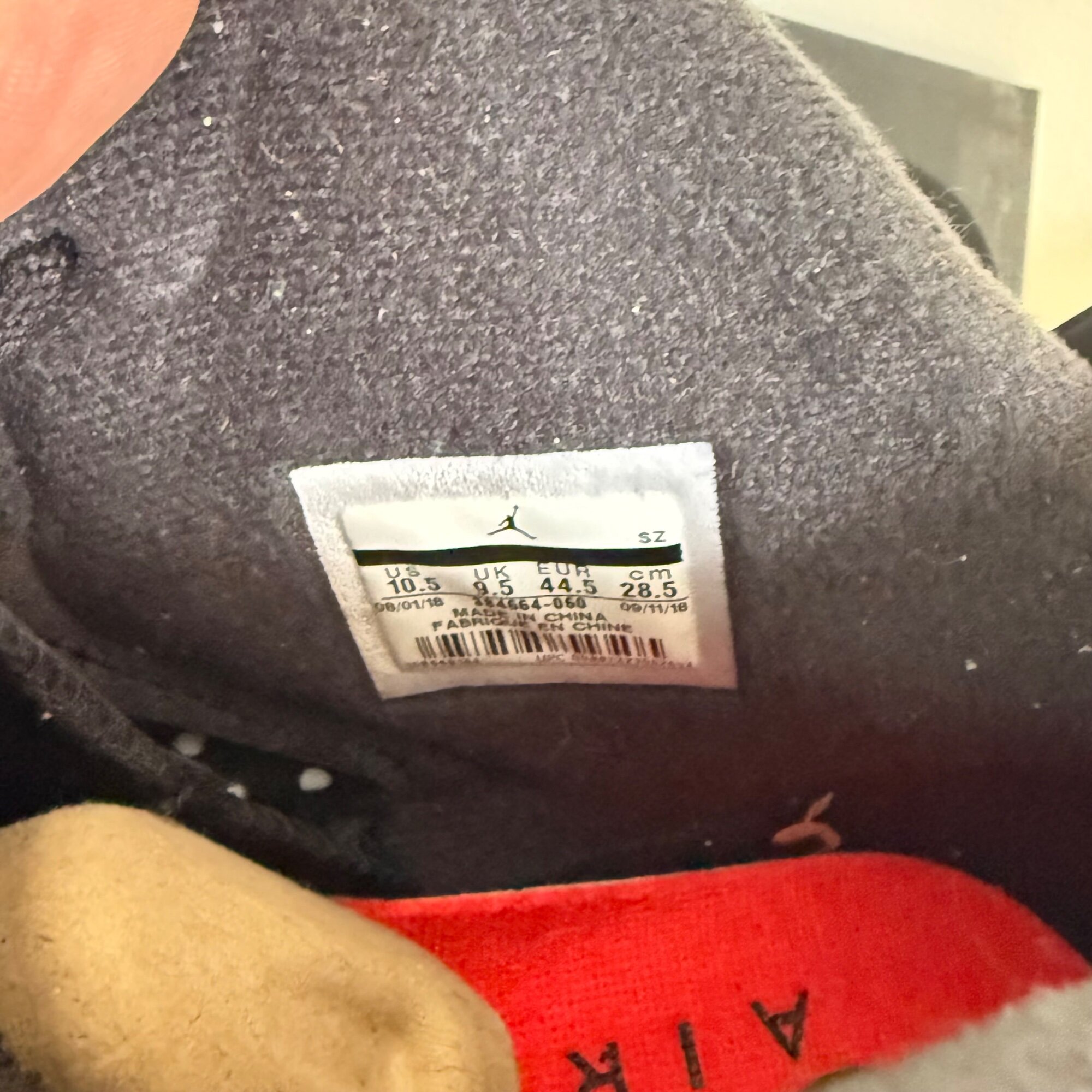Air Jordan 6 OG 'Infrared' Black (NIKE AIR) (2019) photo 5