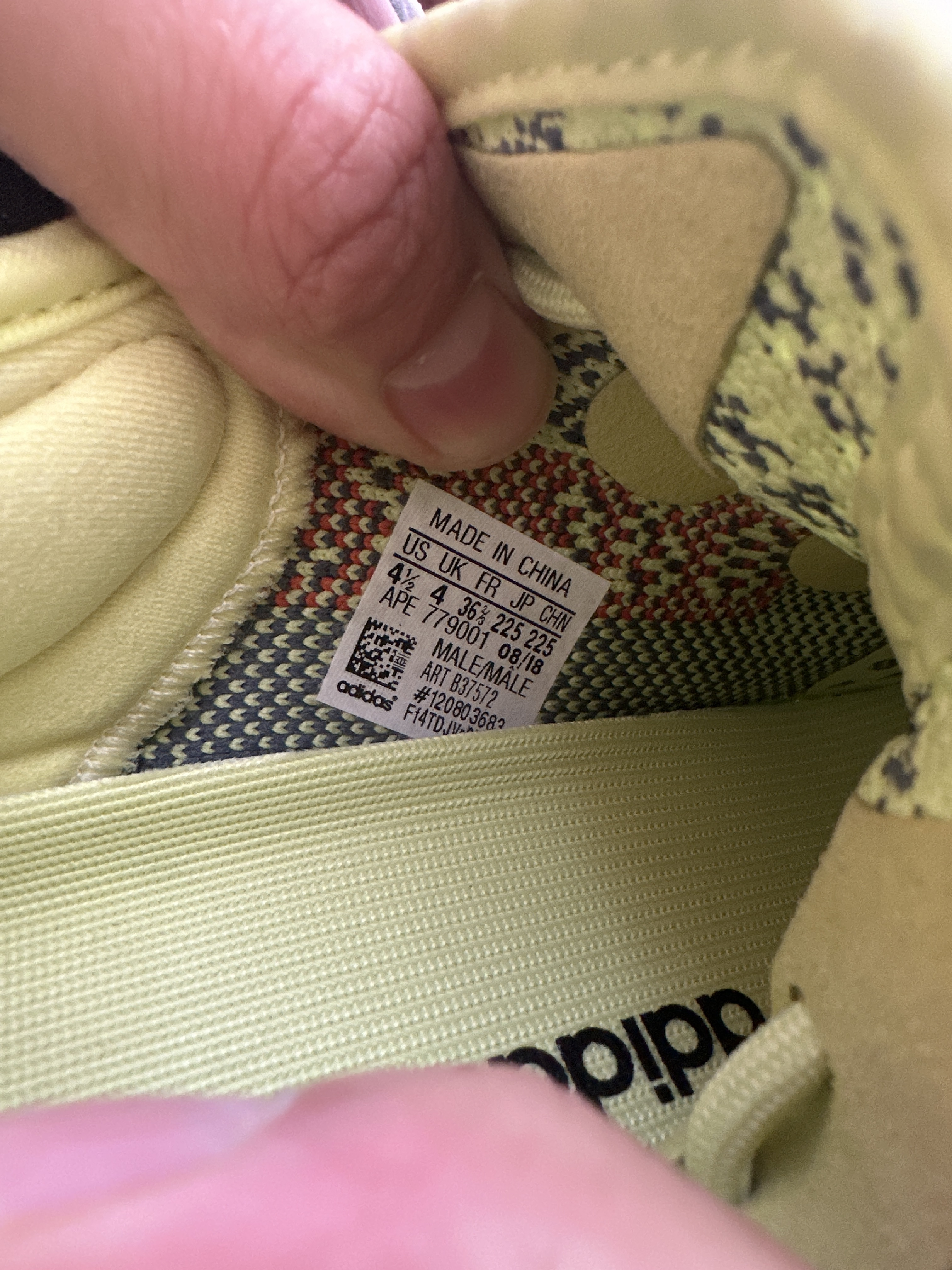 Yeezy Boost 350 V2 'Semi Frozen Yellow' photo 9