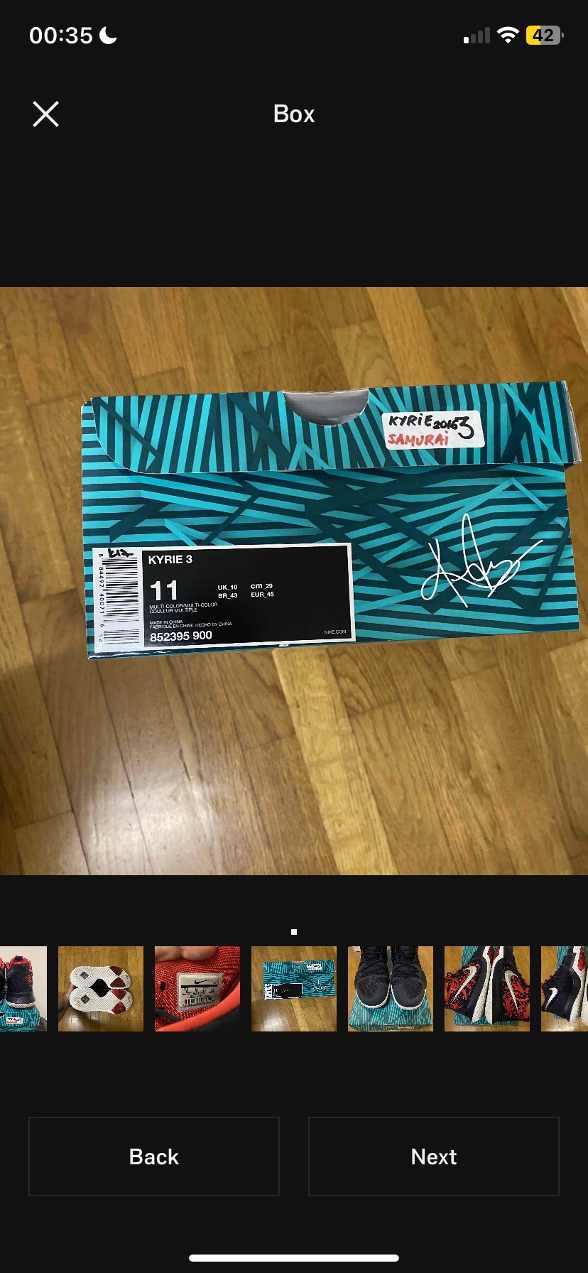 Nike Kyrie 3 Samurai photo 7