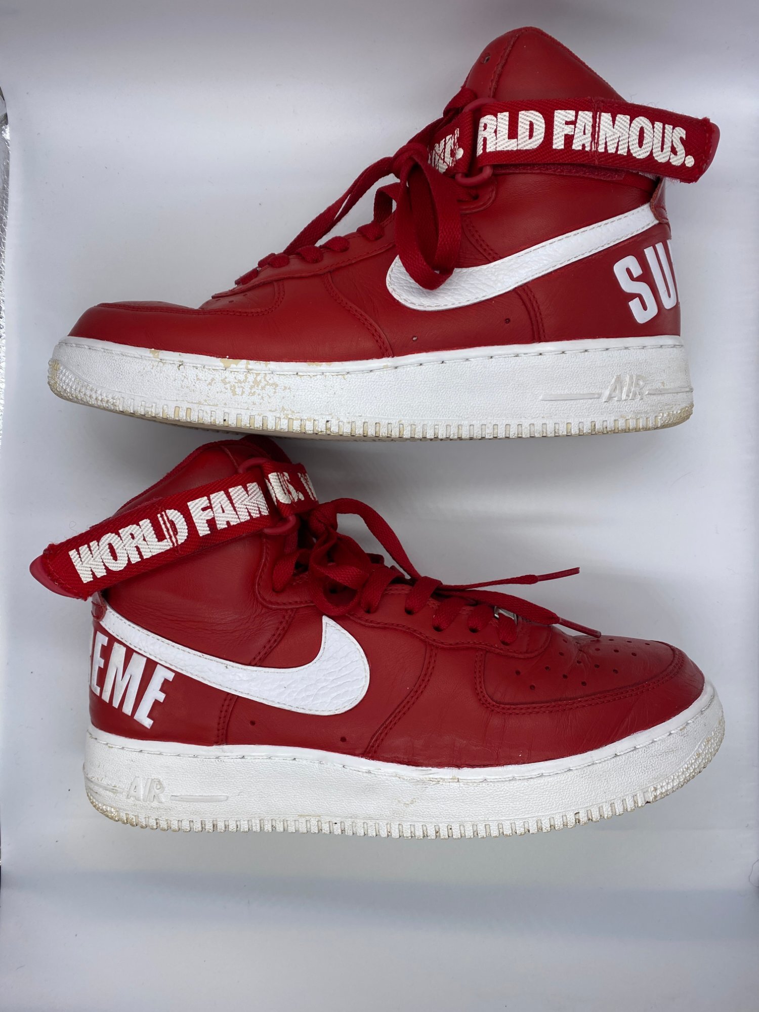 Nike Air Force 1 High Supreme World Famous Red photo 1