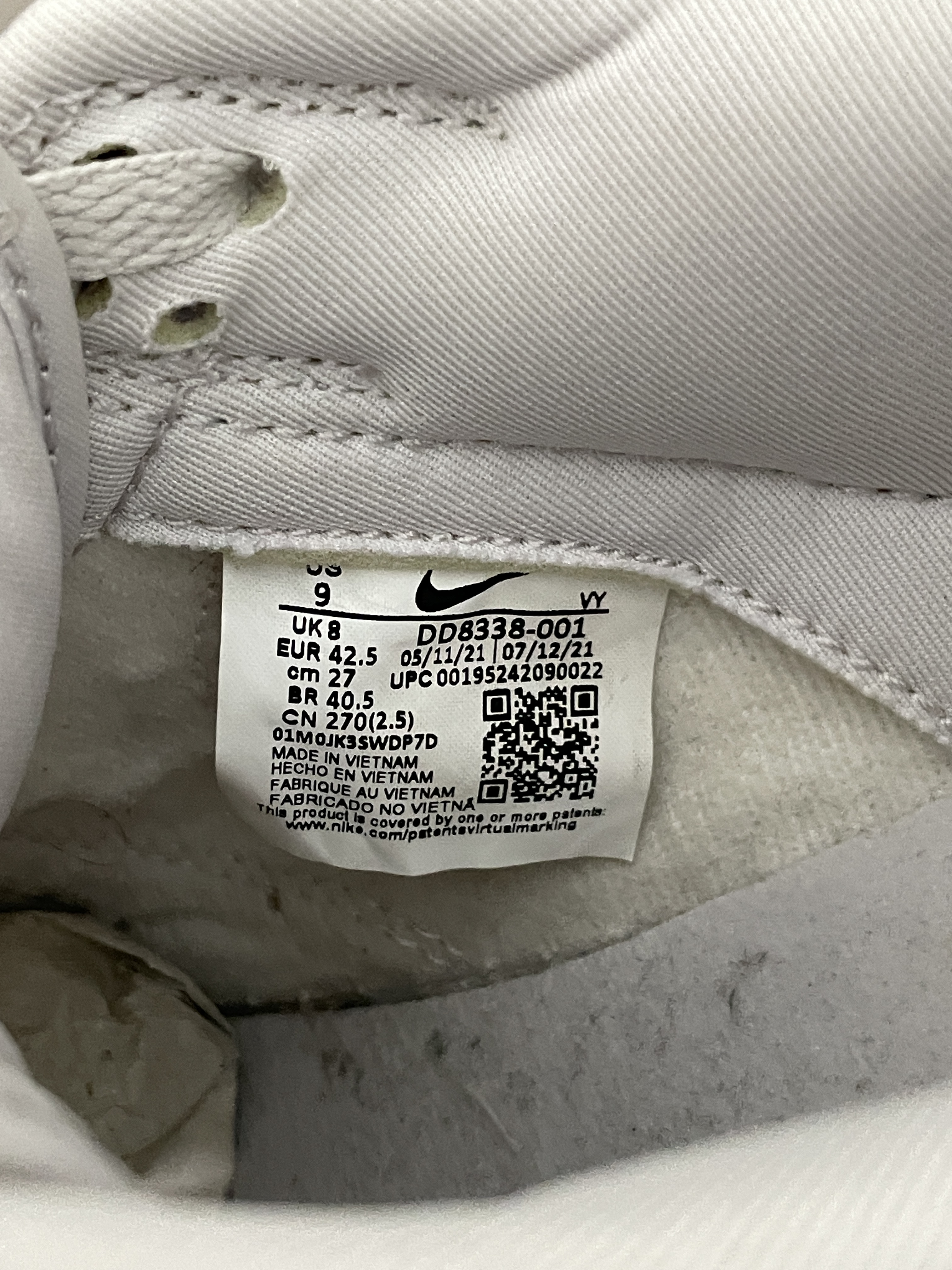 Nike Dunk Low Premium 'Vast Grey' (2022) photo 6