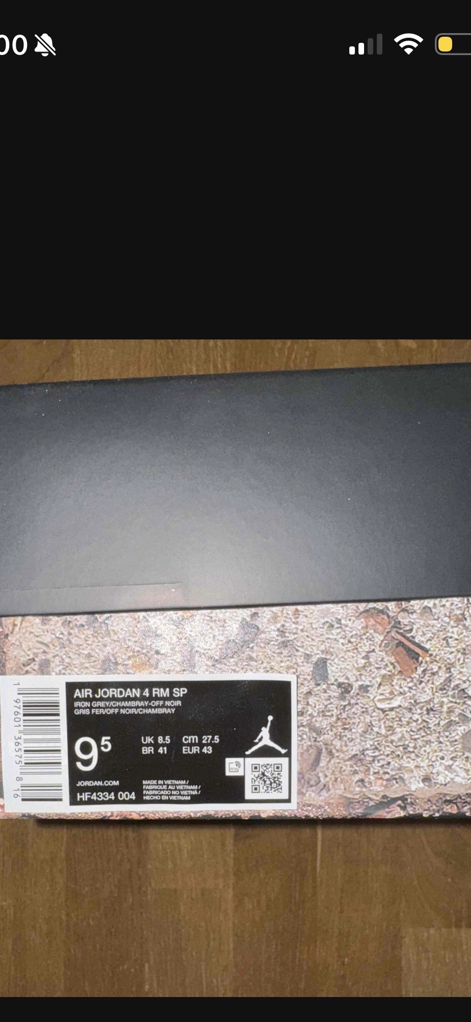 Air Jordan x Nigel Sylvester 4 RM 'Driveway Grey' (2024) photo 7