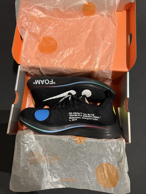 Nike x Off White Zoom Fly Mercurial Flyknit Pack 'Black' (2018)