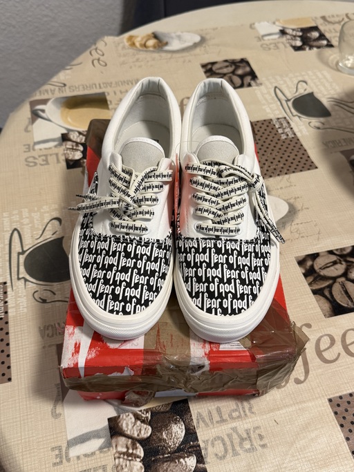 Vans x Fear of God Era 95 F.O.G DX White Marshmallow Black