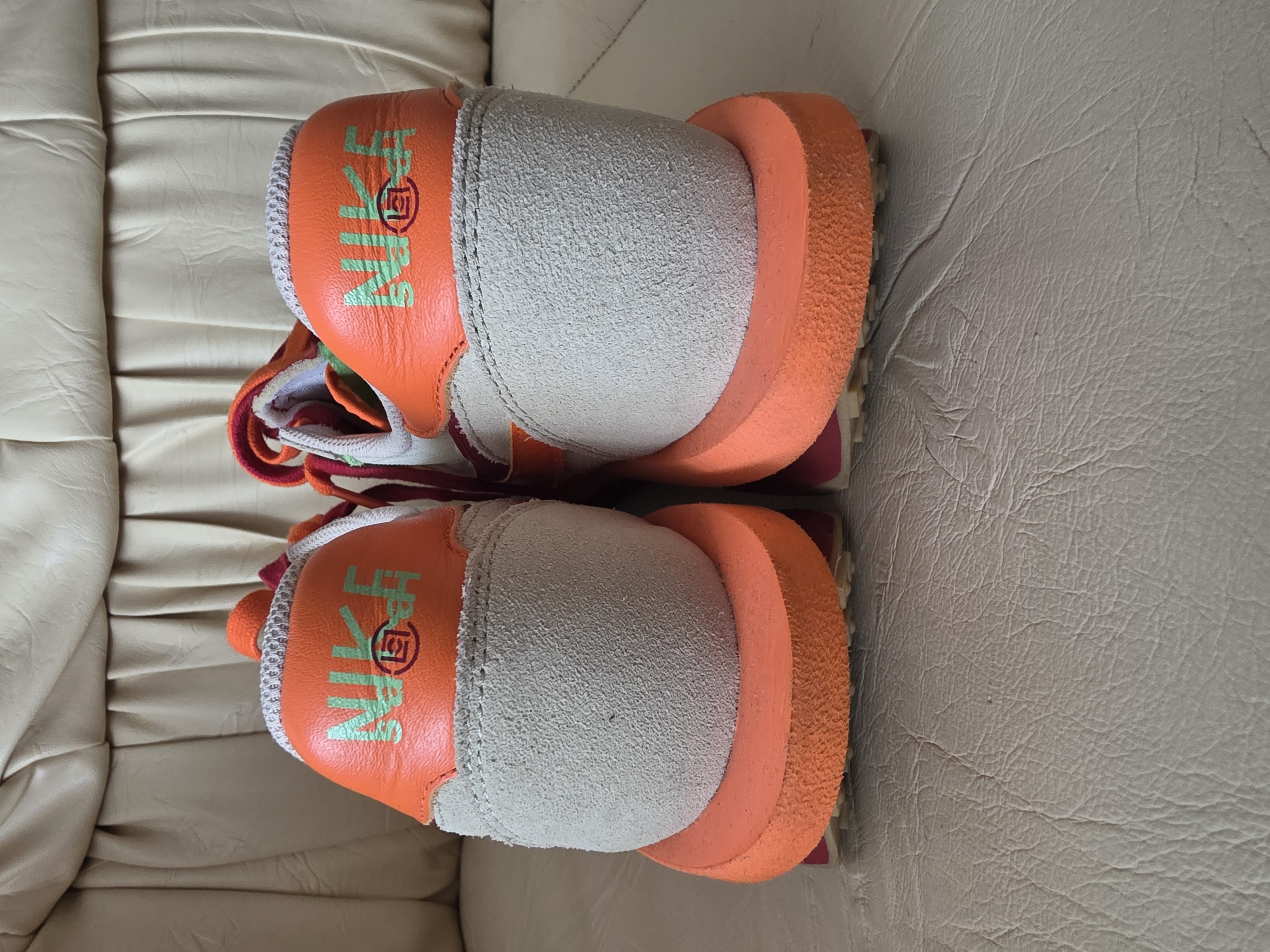 Nike x sacai x Clot LDWaffle 'Kiss of Death Net Orange Blaze' (2021) photo 4
