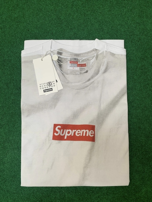 Supreme x MM6 Maison Margiela Box Logo Tee White (SS24)