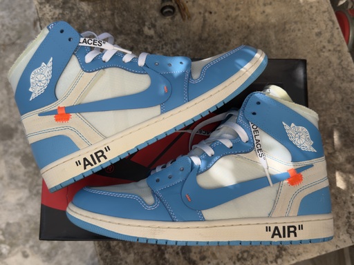 Air Jordan x Off White 1 'Powder Blue' (UNC) (2018)