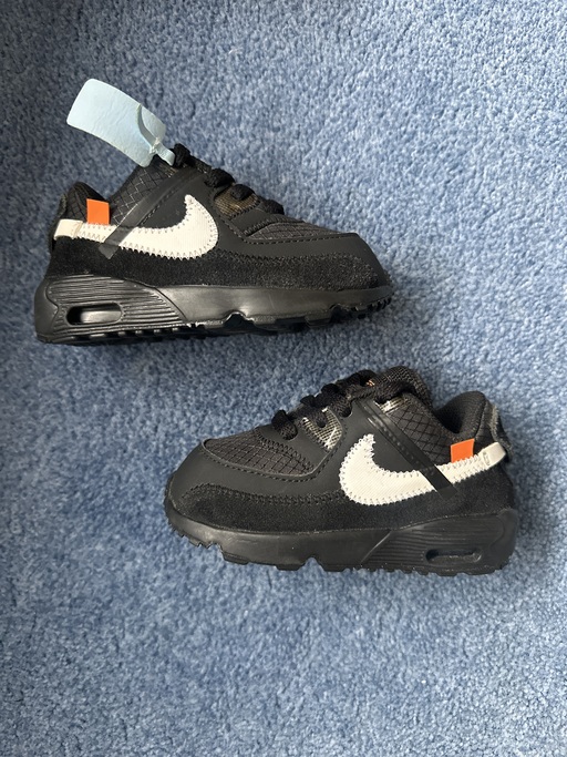 Nike x Off White Air Max 90 Black White (Toddler) (2019)