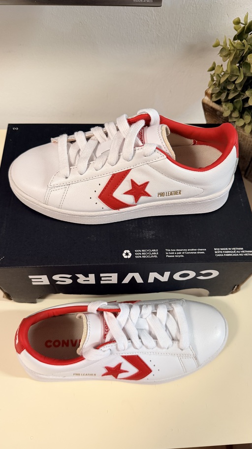 Converse Pro Leather Ox White Red (2020)
