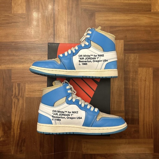 Air Jordan x Off White 1 'Powder Blue' (UNC) (2018)