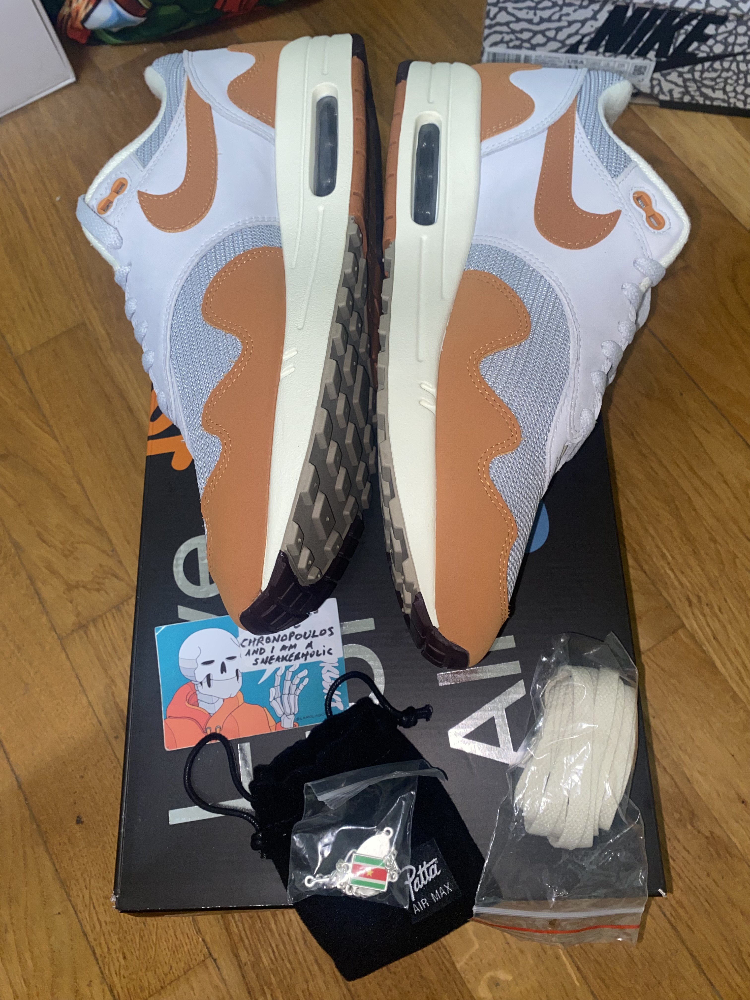 Nike x Patta Air Max 1 'Waves Monarch' (2021) (With Bracelet) photo 8