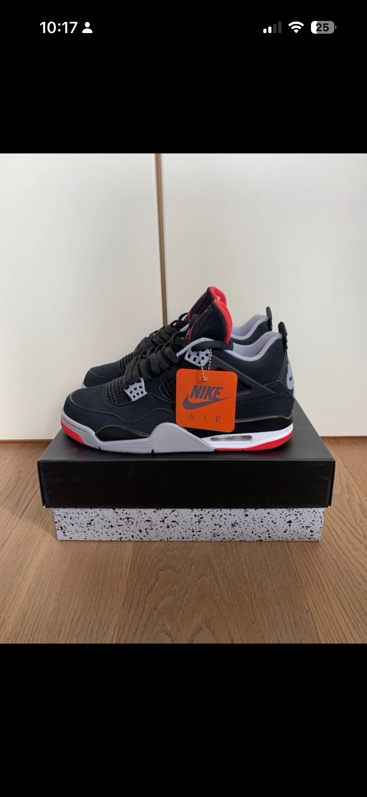 Air Jordan 4 Retro 'Bred' (2019) photo 1