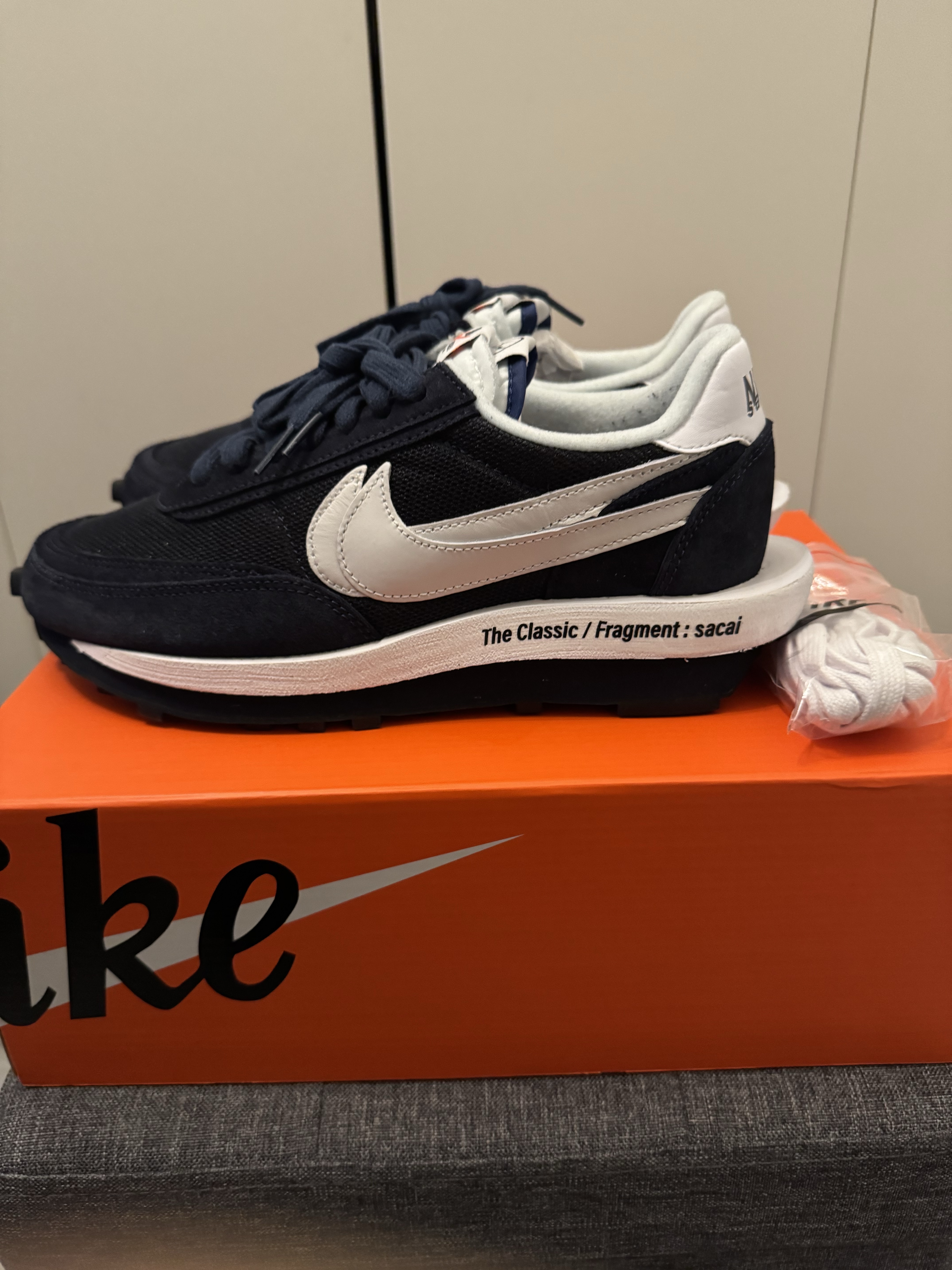 Nike x sacai x Fragment LDWaffle 'Blue Void' (2021) photo 8