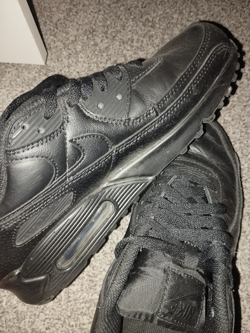 Nike Air Max 90 Leather Triple Black (2020)