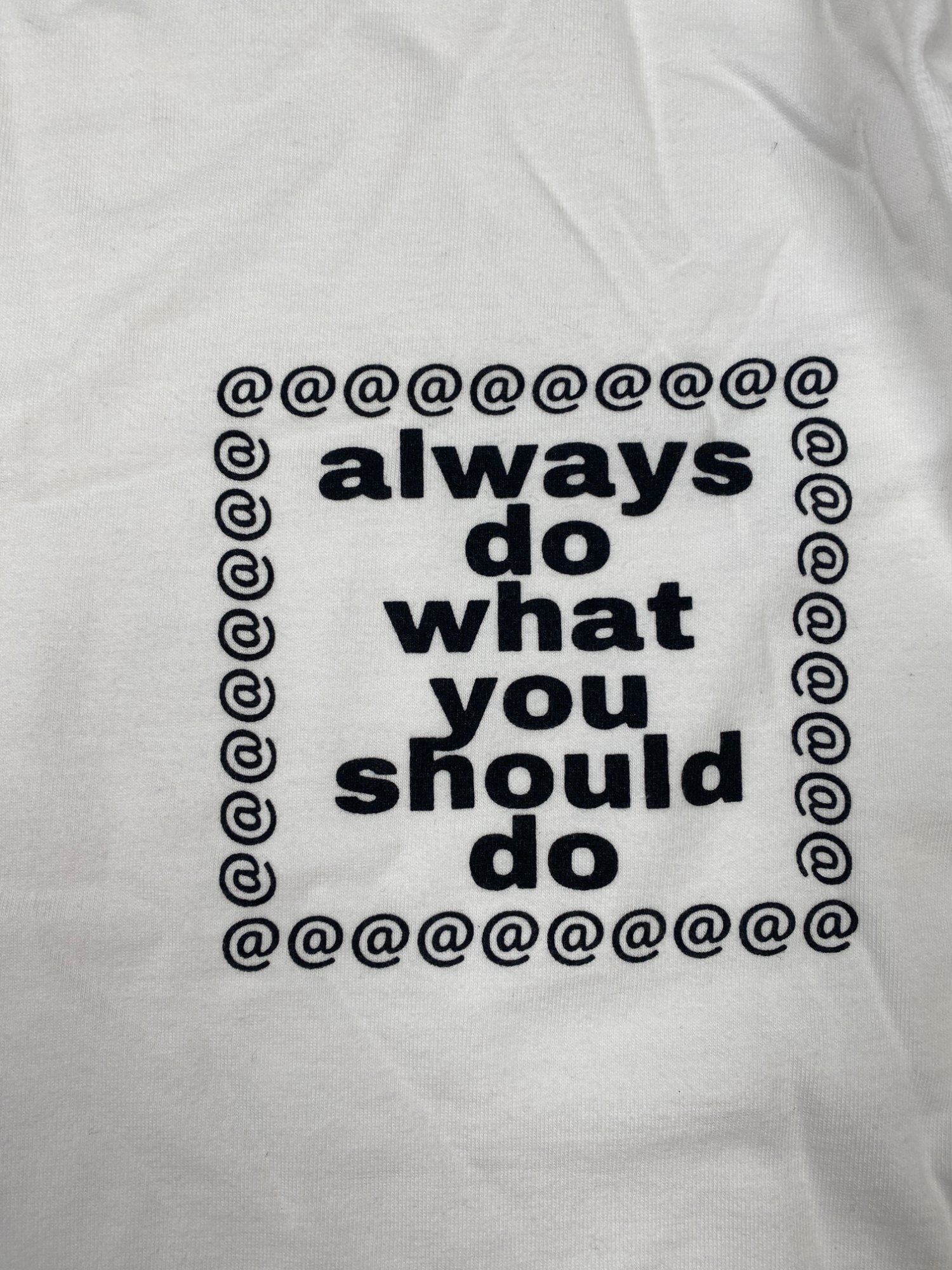 Always Do What You Should Do Adwysd Logo T-Shirt photo 5