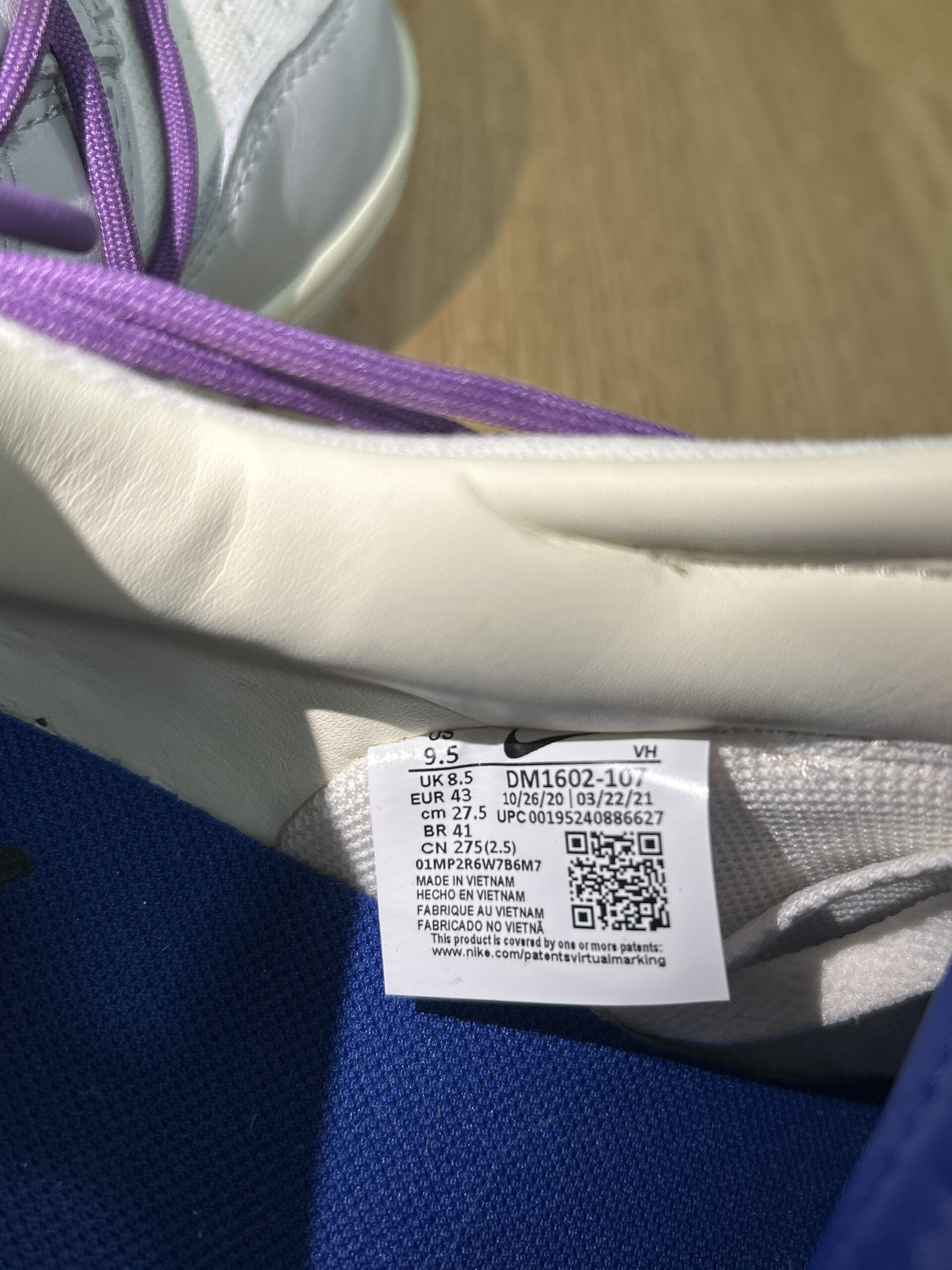 Nike x Off-White Dunk Low Lot 48 (2021) photo 6