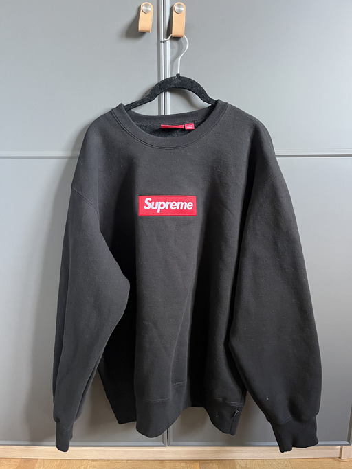 Supreme Box Logo Crewneck Black (2022)