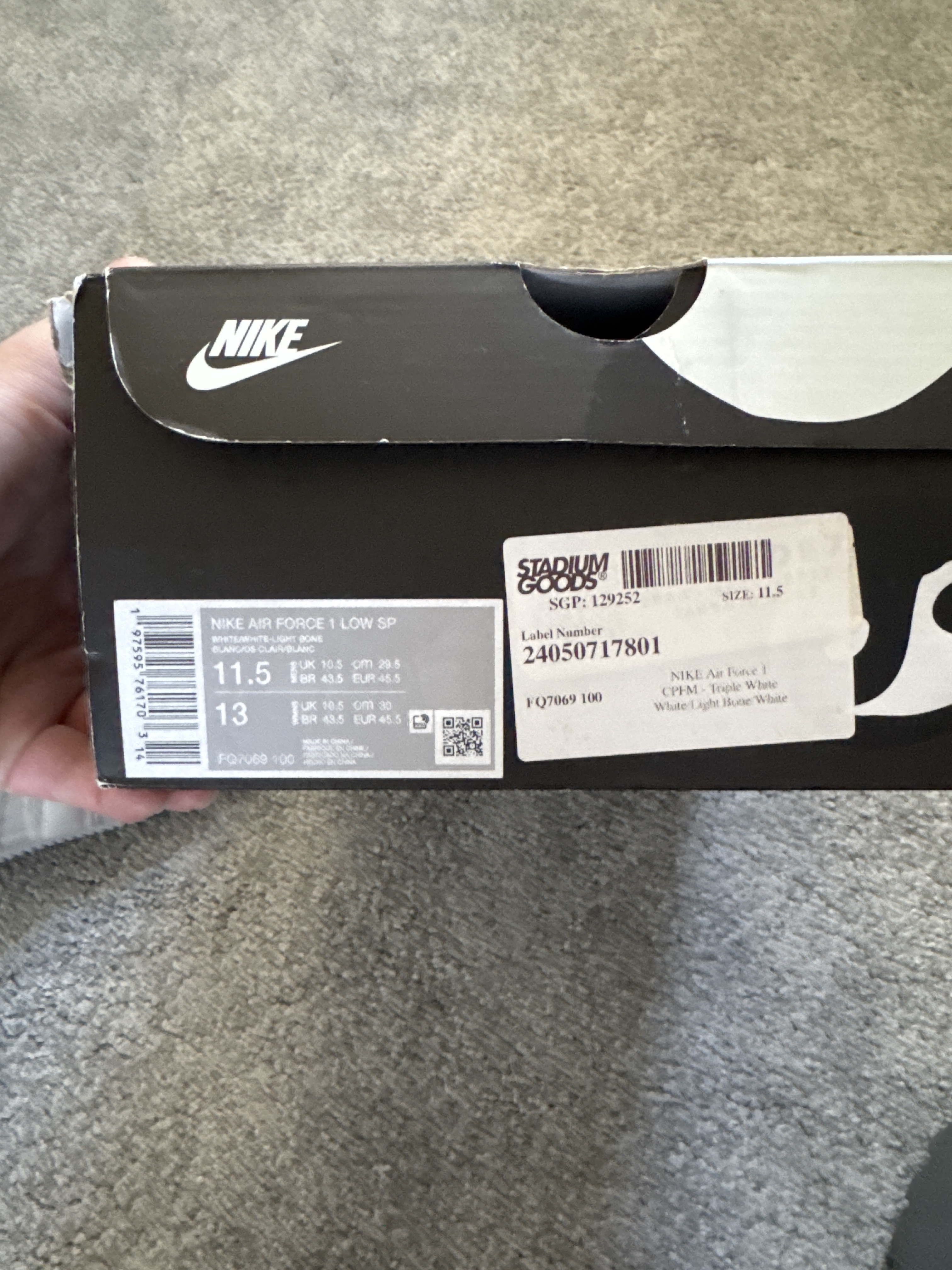 Cactus Plant Flea Market x Cactus Plant Flea Market Air Force 1 Low 'White' (2024) photo 6