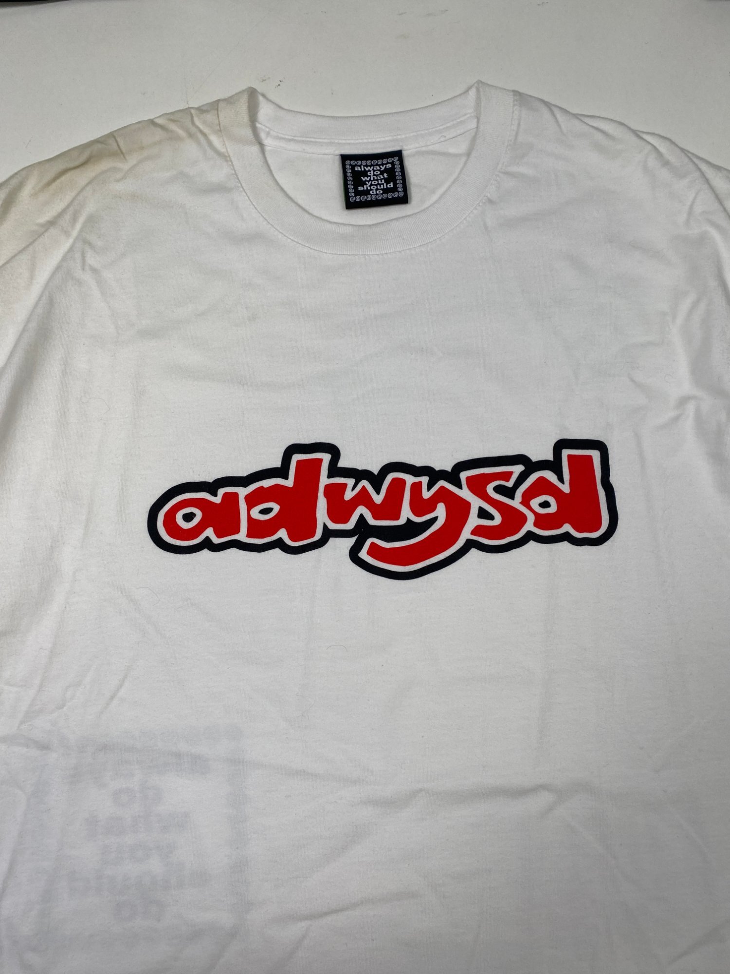 Always Do What You Should Do Adwysd Logo T-Shirt photo 3