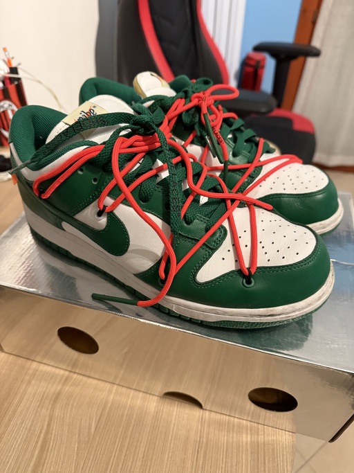 Nike x Off White Dunk Low 'Pine Green' (2019)
