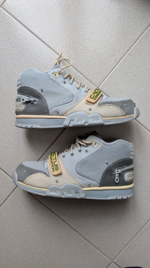 Nike x Travis Scott Air Trainer 1 'Grey Haze' (2022)
