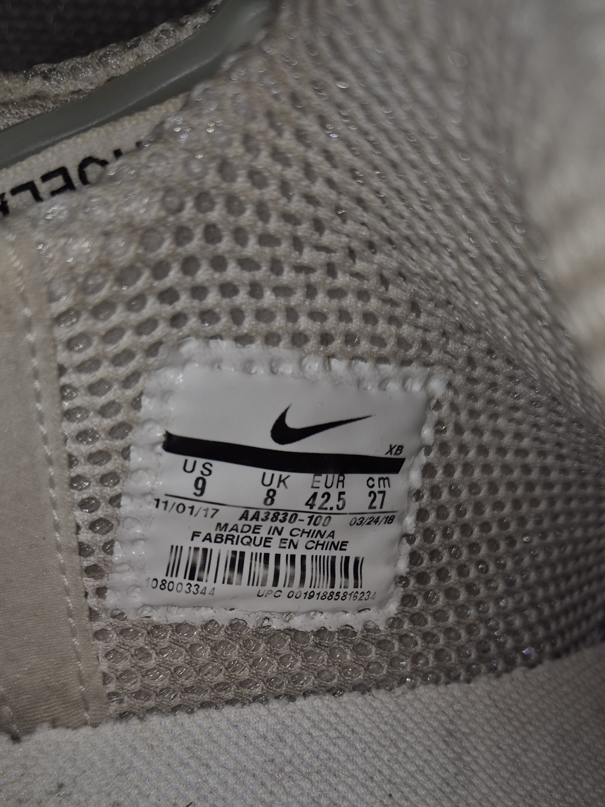 Nike x Off White Air Presto 'White' (2018) photo 6