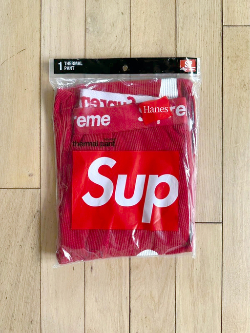 Supreme Hanes Bones Thermal Pant (1 Pack) Red (FW21)