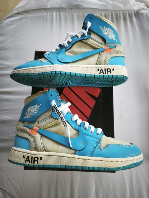 Air Jordan x Off White 1 'Powder Blue' (UNC) (2018)