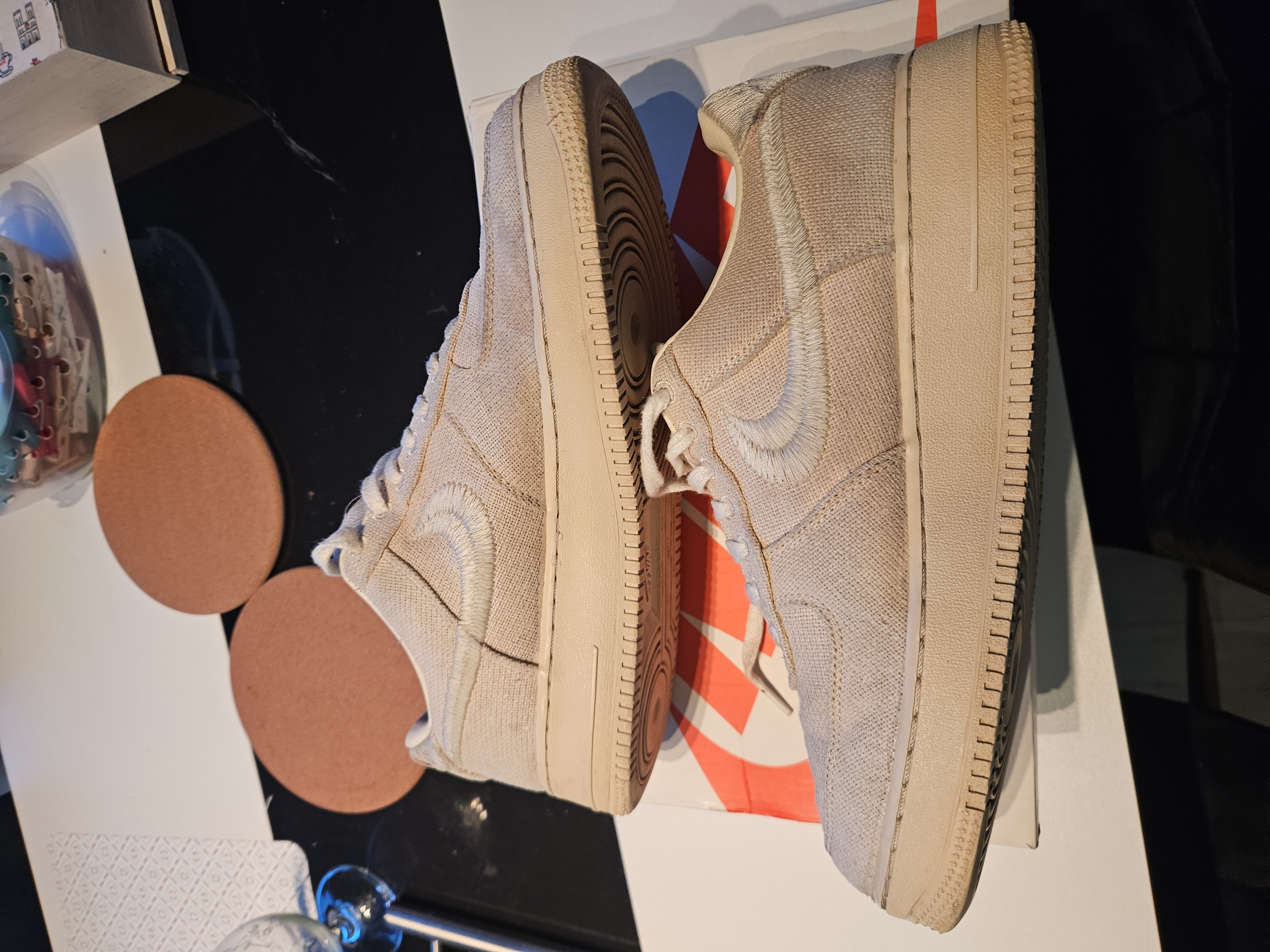 Nike x Stussy Air Force 1 Low 'Fossil' (2020) photo 2