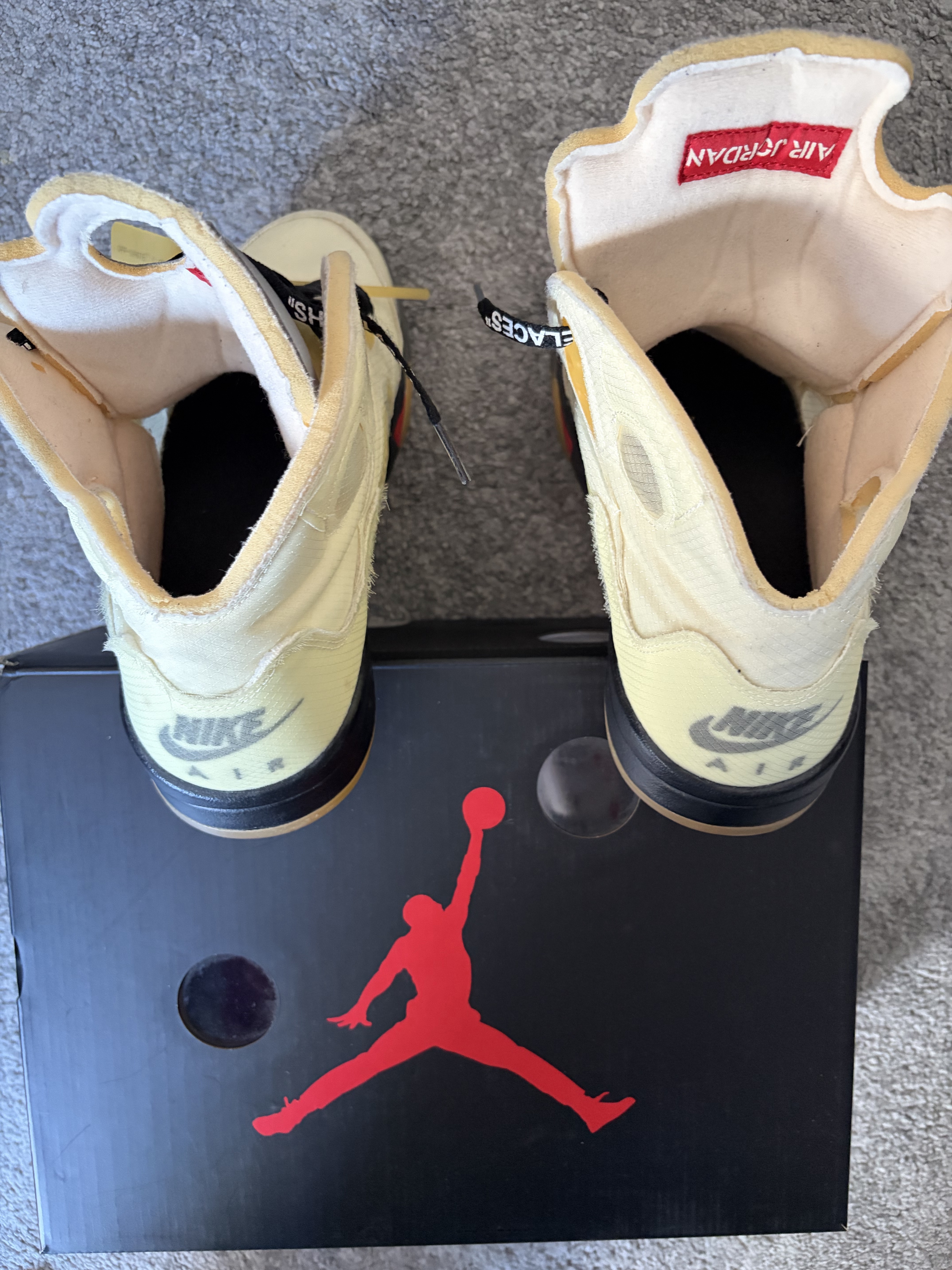 Air Jordan 5 Retro Off-White 'Sail' (2020) photo 2