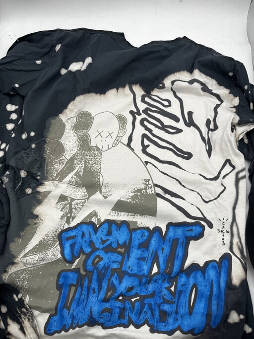 Travis Scott Cactus Jack + Kaws For Fragment L/S Tee Multi Grey (SS21)