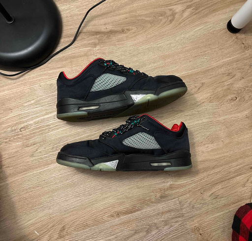 Air Jordan x Clot 5 Low 'Black Red' (2022)