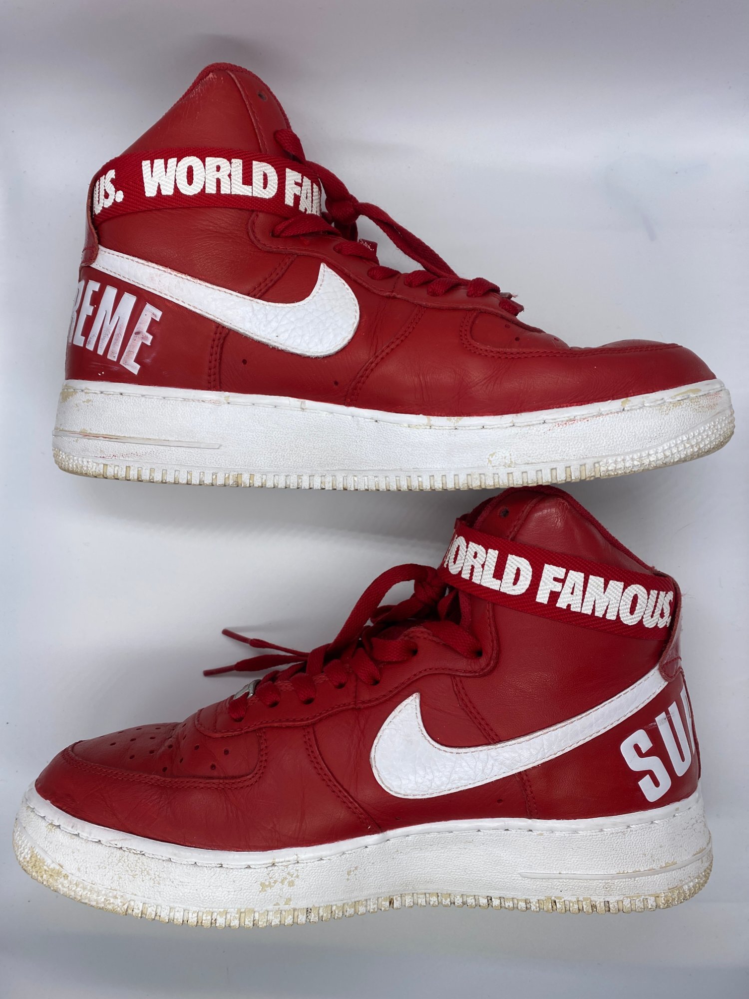 Nike Air Force 1 High Supreme World Famous Red photo 2