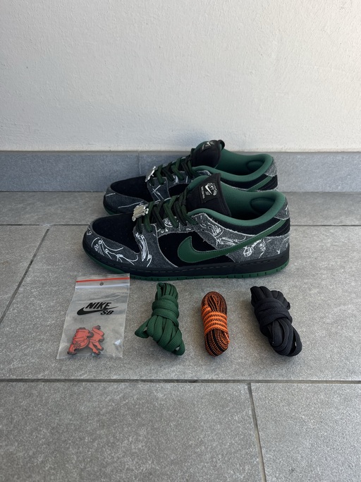 Nike SB x There Skateboards Dunk Low 'Gorge Green' (2024)