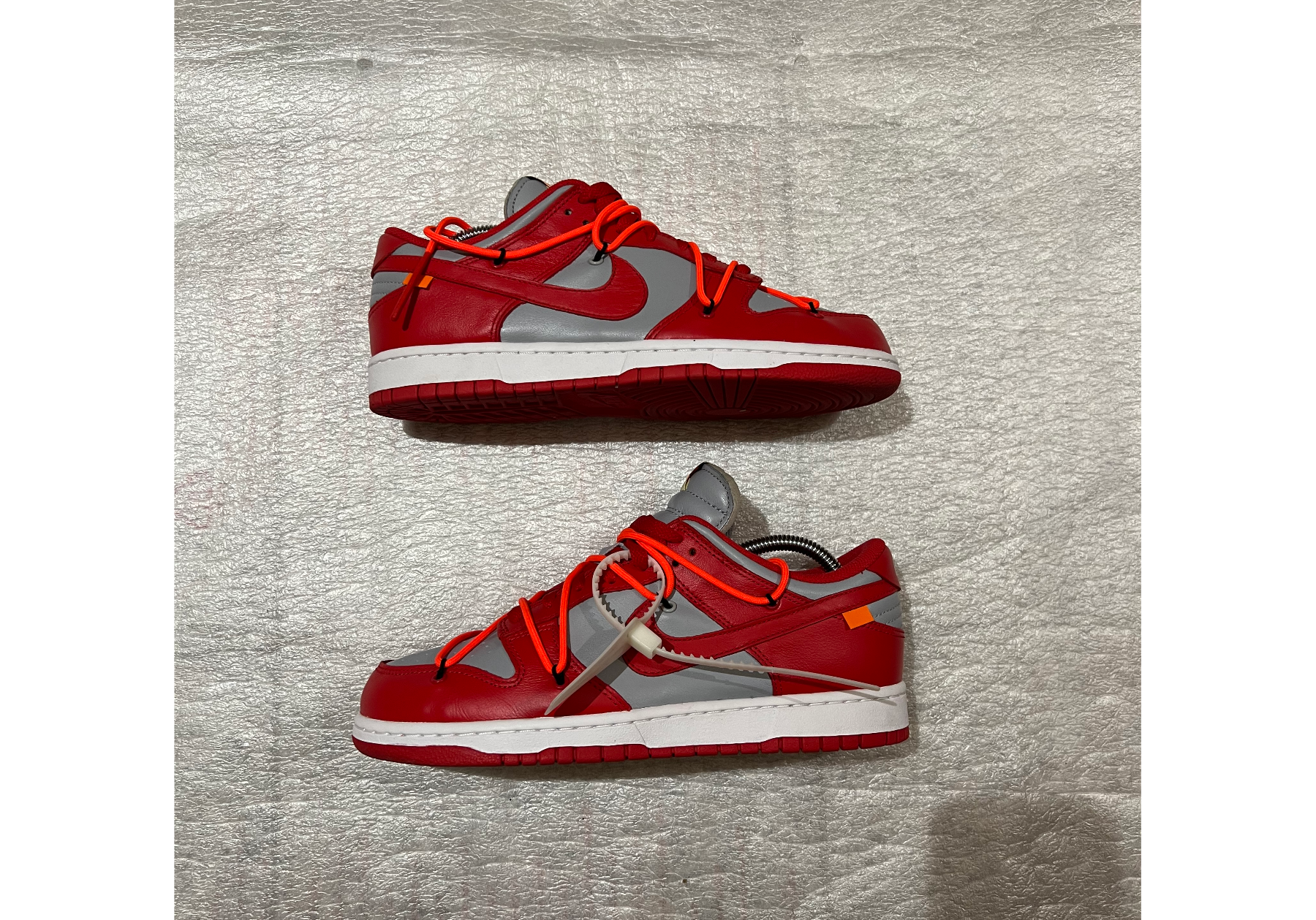 Nike x Off White Dunk Low 'University Red' (2019) photo 1