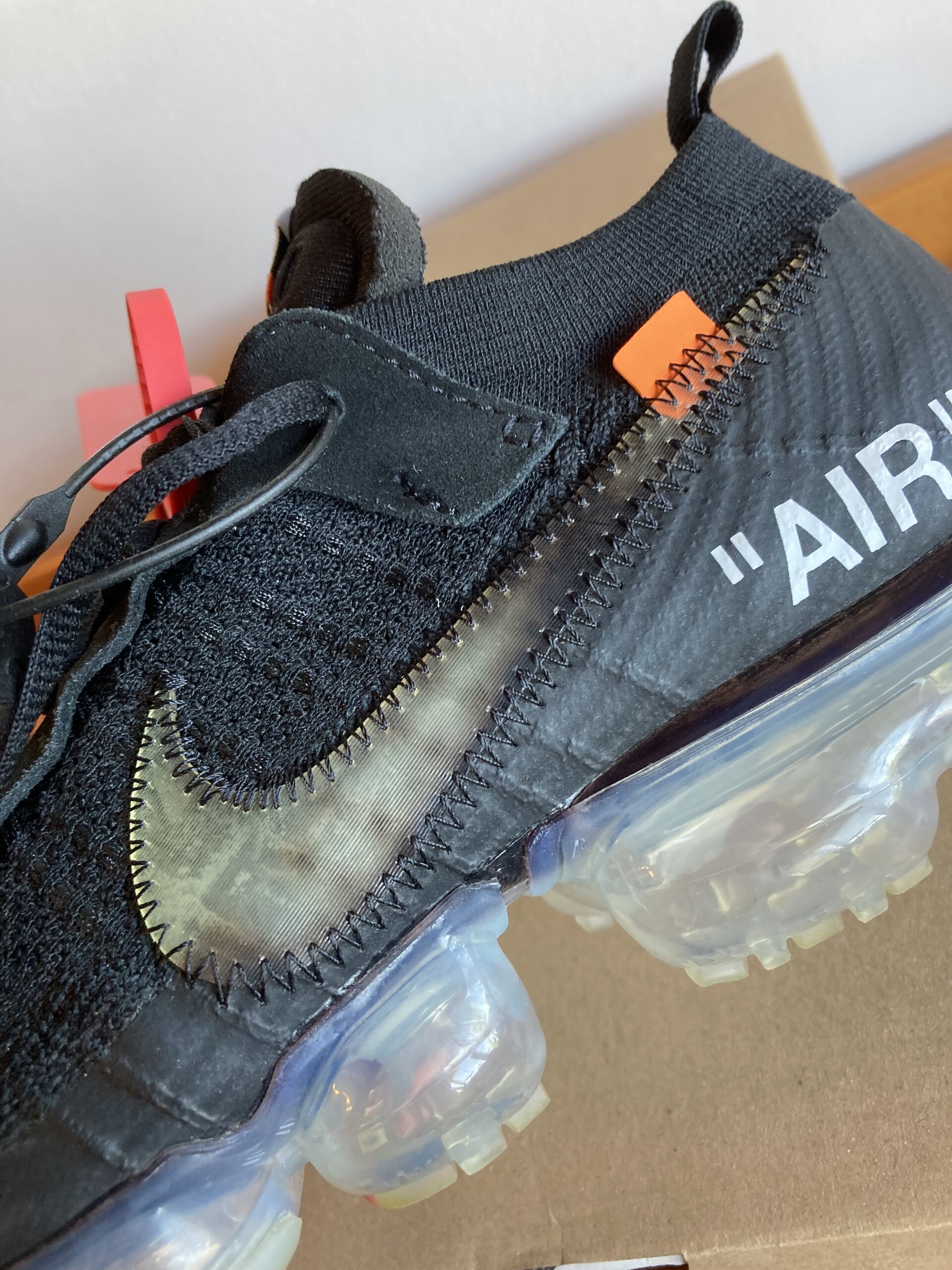 Nike x Off White Air VaporMax Flyknit 'Black' (2018) photo 7