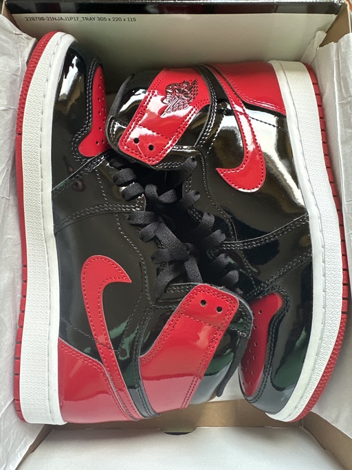 Air Jordan 1 Retro High OG 'Bred Patent' (2021)